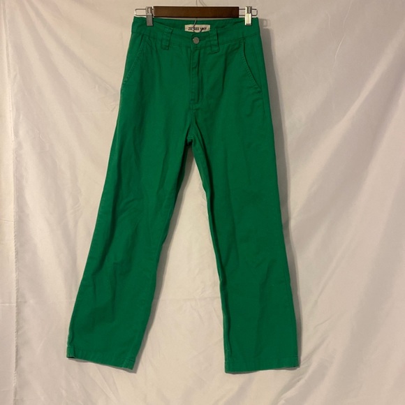 Zee Gee Why Green Pants, size 27. - Picture 1 of 6